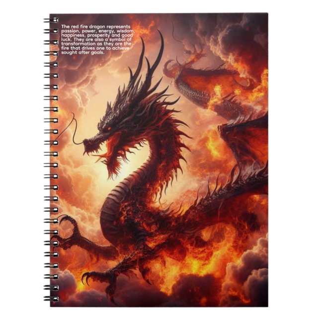 Cuaderno Fuego de Dragón (Frente)