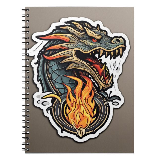Cuaderno Fuego respiratorio de dragones (Frente)