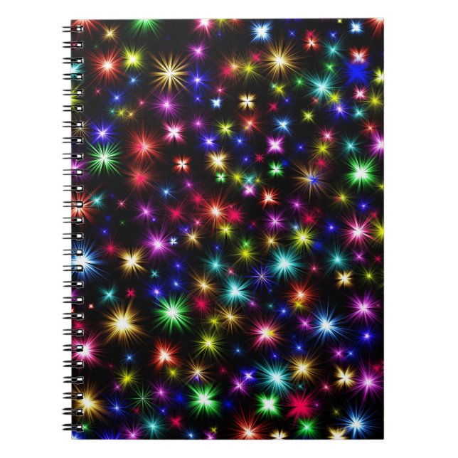 Cuaderno Fuegos Artificiales Coloridos (Frente)