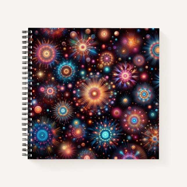 Cuaderno Fuegos Artificiales Divertidos (Anverso)
