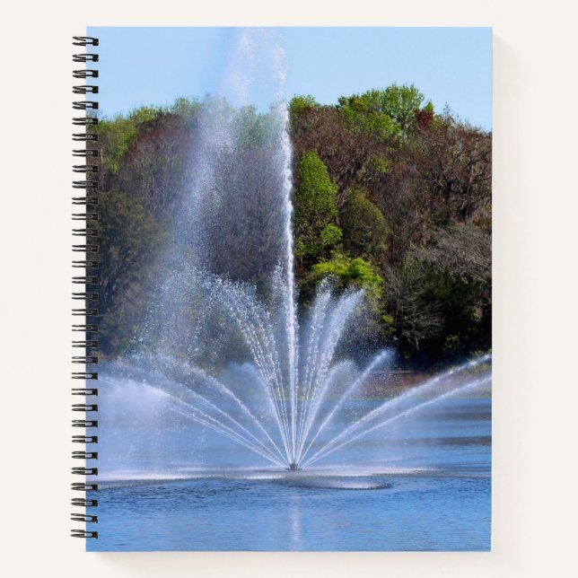 Cuaderno Fuente en un estanque (Anverso)