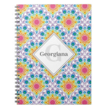 Fuente floral arcoiris personalizada Art Deco