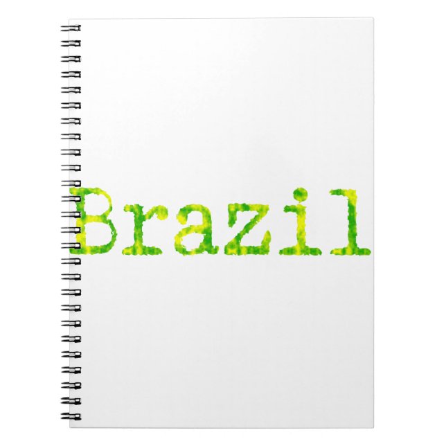 Cuaderno Fuente verde y amarilla de Brasil (Frente)