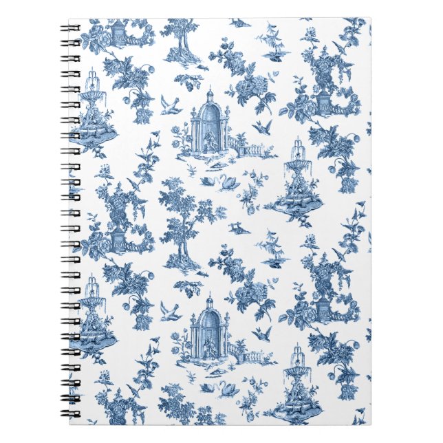 Cuaderno Fuentes y árboles fantásticos de la época azul (Frente)
