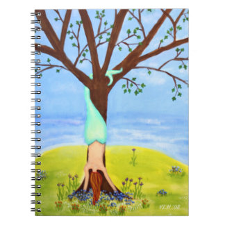 Cuaderno "Fuera arte de la sirena del agua"