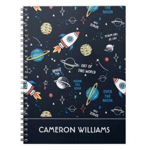 Cuaderno Fuera de este patrón espacial mundial