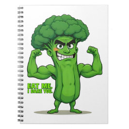 Cuaderno Fuerte Club de Verduras - Brócoli Flexionando Dive