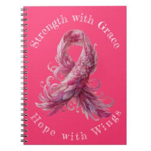 Cuaderno Fuerza con Gracia: Conciencia sobre el Cáncer de M