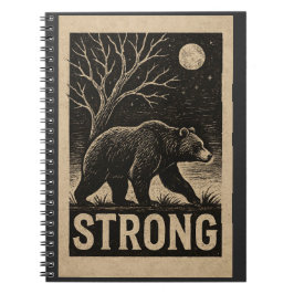 Cuaderno Fuerza del oso de cosecha