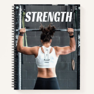 Cuaderno Fuerza Fitness Mujeres Músculo Peor Motivación