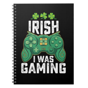 Cuaderno Fui jugando juegos de irlandés Día de San Patricio