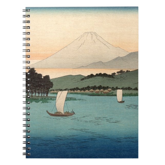 Cuaderno Fukeiga 4 - Japonés de época Ukiyo-e (Frente)