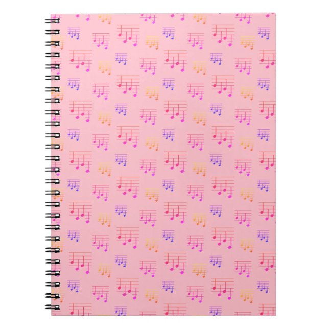 Cuaderno Fun and Fancy Ukulele Tuning Song Music Note (Frente)