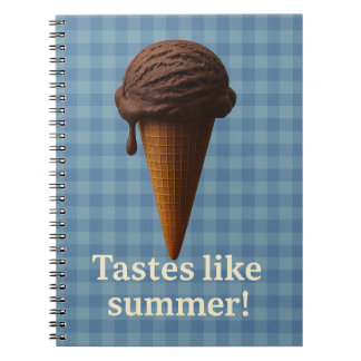 Cuaderno Fun Blue Spiral School Notebook