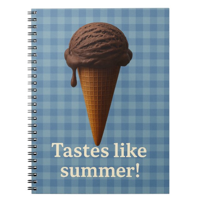 Cuaderno Fun Blue Spiral School Notebook (Frente)