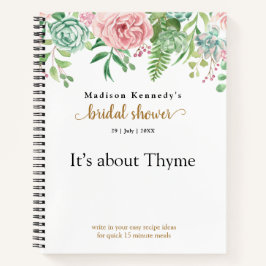 Cuaderno Fun Bridal Shower Quick New Receta