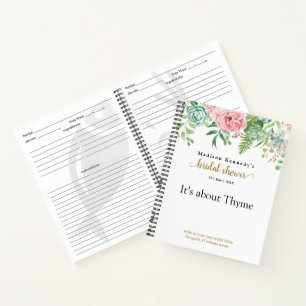 Cuaderno Fun Bridal Shower Quick New Receta