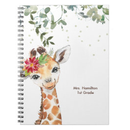 Cuaderno Fun Giraffe Teacher Gift