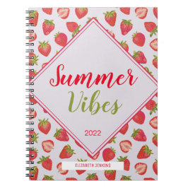 Cuaderno Fun Girly Pink Strawberry Summer Vibes