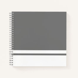 Cuaderno Fun moderno deportivo Gris Gris White Edge Carrera