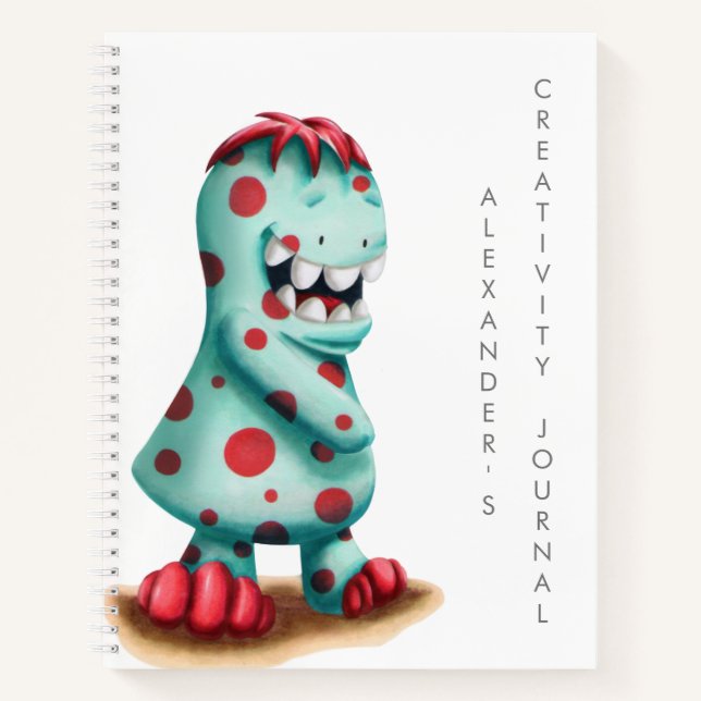 Cuaderno Fun Monster Artista Sketchbook Kids (Anverso)
