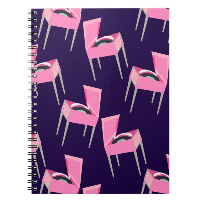 Cuaderno Fun Pink Retro Record (Frente)