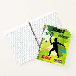 Cuaderno Fun player tennis 