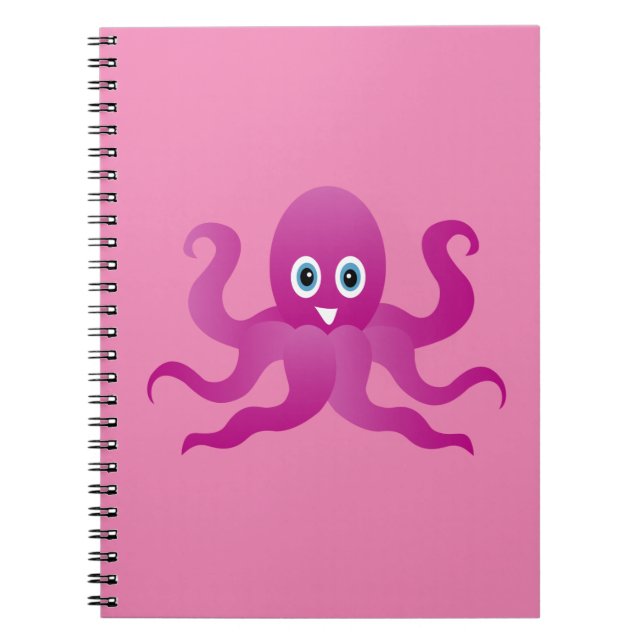 Cuaderno Fun purple octopi (Frente)