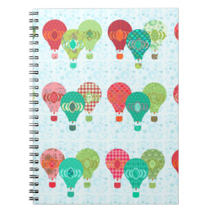 Cuaderno Fun Retro Balloons Pastel Fun Pattern