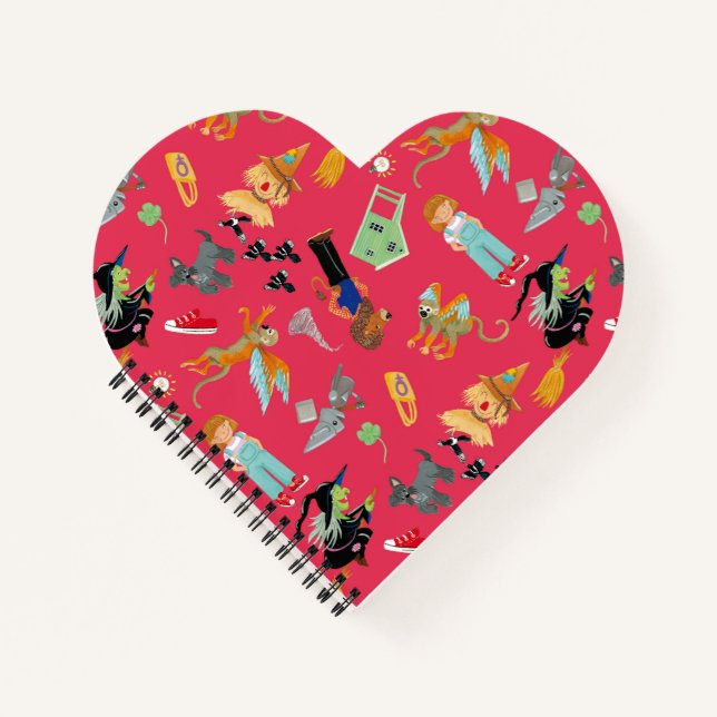 Cuaderno Fun Wizard of Oz on red children's design (Anverso)