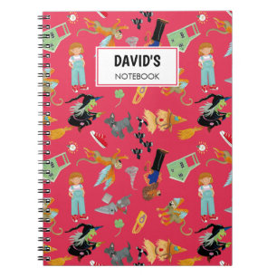 Cuaderno Fun Wizard of Oz on red children's design