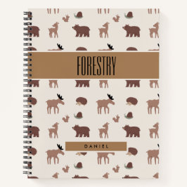 Cuaderno Fun Woodland BOHO Tema de la vida silvestre