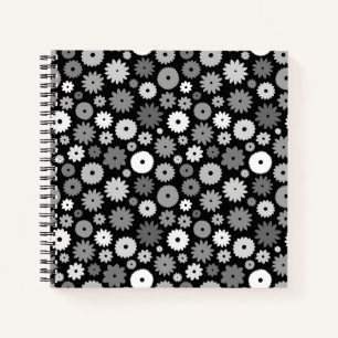 Cuaderno Funda Case-Mate iPhone de flores monocromas con pa