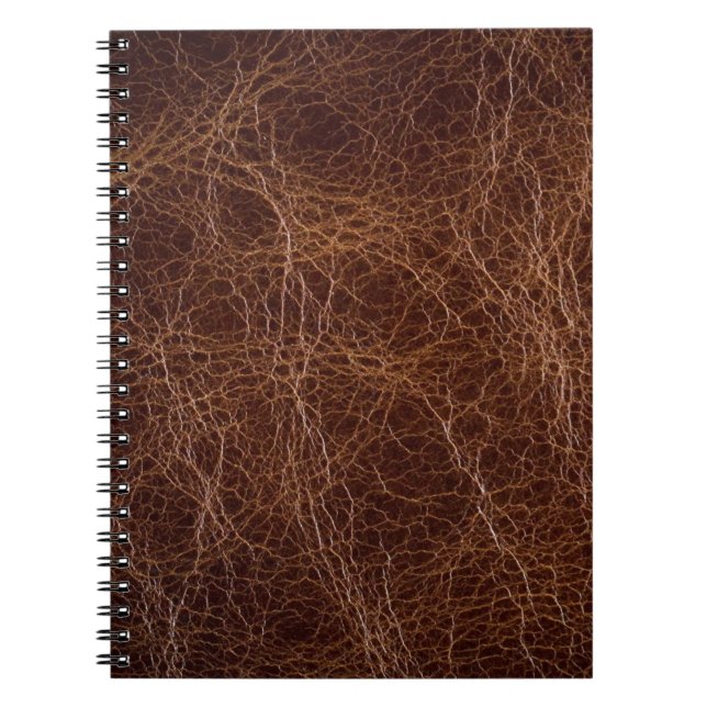 Cuaderno funda de diario de cuero rellena (Frente)