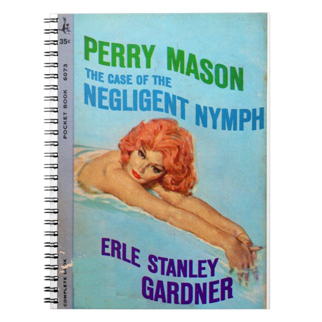Cuaderno Funda de la portada del libro de negligencia Nymph (Frente)