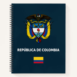 Cuaderno Funda de teléfono pasaporte de Colombia