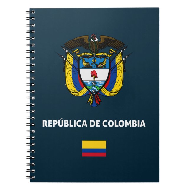 Cuaderno Funda de teléfono pasaporte de Colombia (Frente)