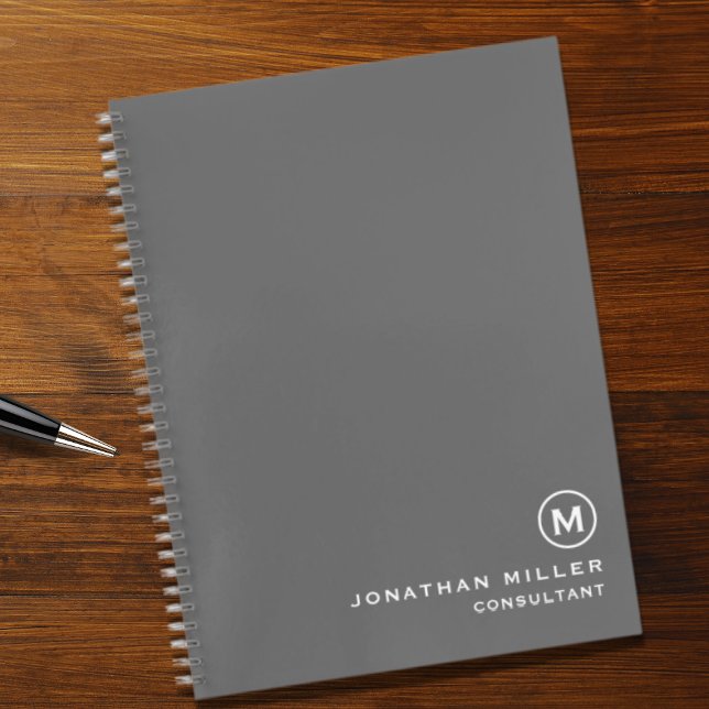 Cuaderno Funda dura de espiral grande personalizado de 8,5" (Subido por el creador)