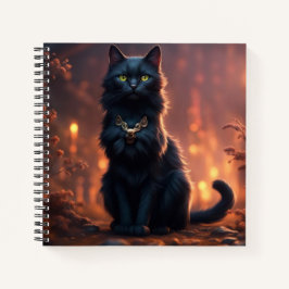 Cuaderno Funda dura para gato negro