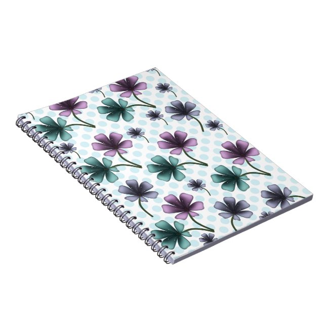 Cuaderno Funda para iPhone / iPad con estampado floral pers (Lado Derecho)