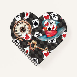 Cuaderno Funda para portátil caprichosa de Alicia en el Paí