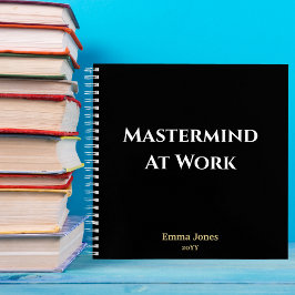 Cuaderno Fundadosa Mastermind Negra En El Trabajo Personali
