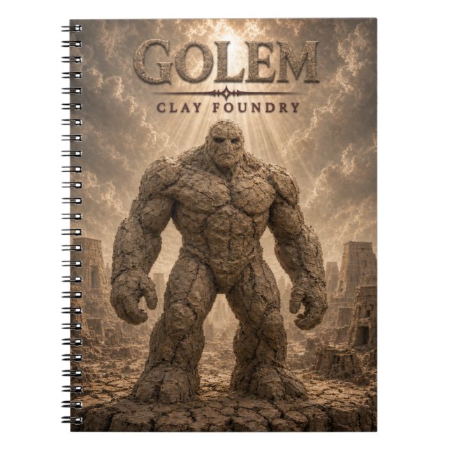 Cuaderno Fundición de Arcilla Golem Dark Cinema (Frente)