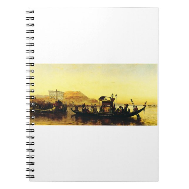 Cuaderno Funeral de una momia en el Nilo de Frederick Arthu (Frente)