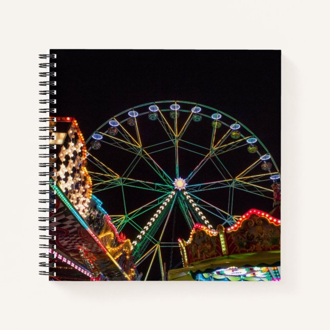Cuaderno Funfair de Guay de noche (Anverso)