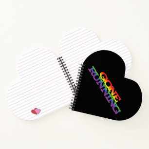 Cuaderno Funky Coloroso efecto Arcoiris desaparecido Texto 