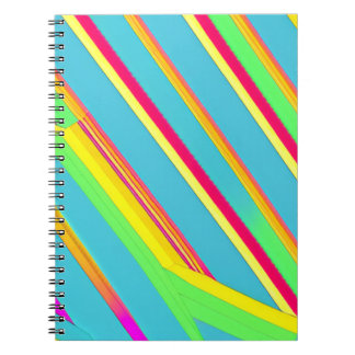 Cuaderno Funky Y2K Stripe Notebook para escribir
