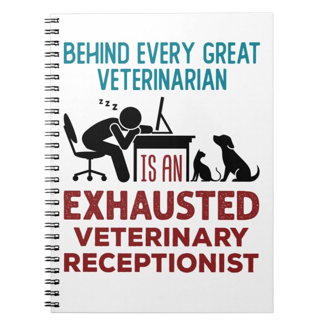 Cuaderno Funny Agotador Veterinario (Frente)