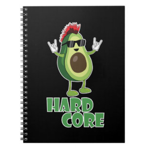 Cuaderno Funny aguacate de núcleo duro