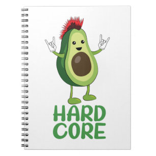 Cuaderno Funny aguacate de núcleo duro